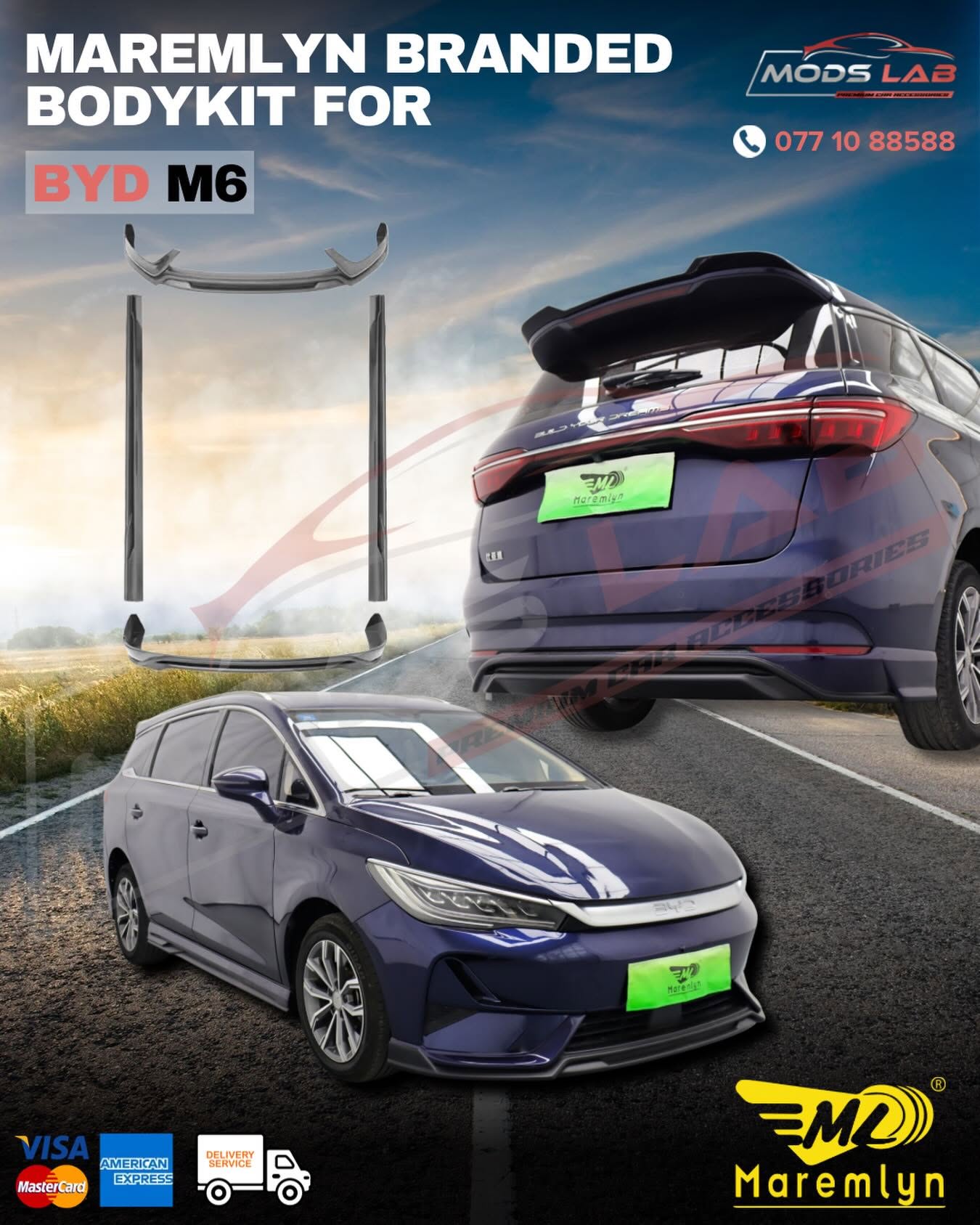 Maremlyn Branded Bodykit for BYD M6