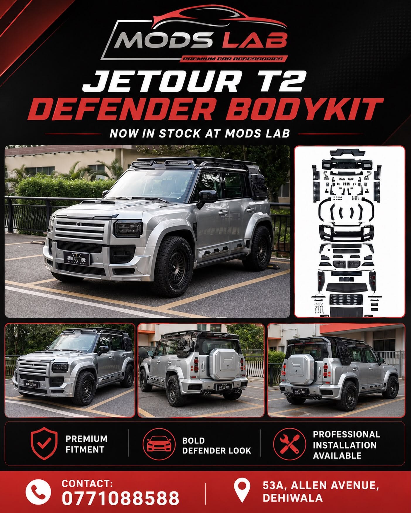 Jetour T2 Defender Body Kit