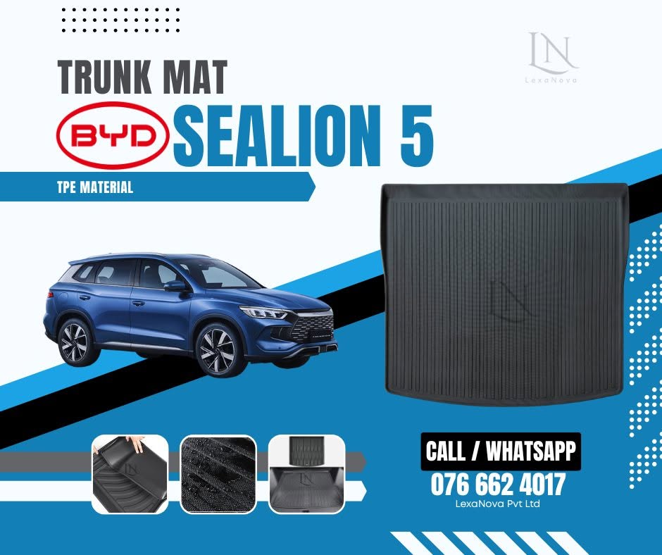 BYD SEALION 5 Premium TPE Boot Mat / Trunk