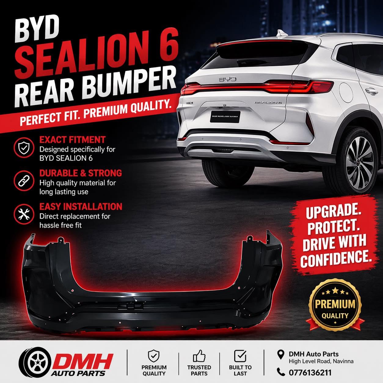 BYD Sealion 6 Rear Bumper