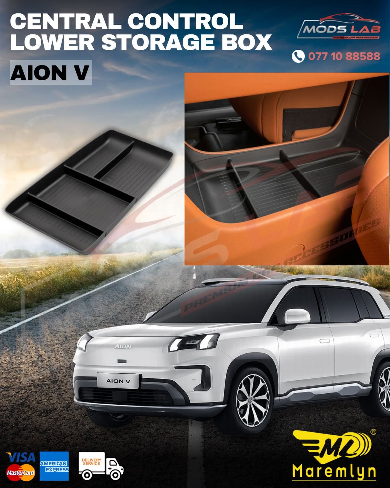 Central Control Lower Storage Box AION V