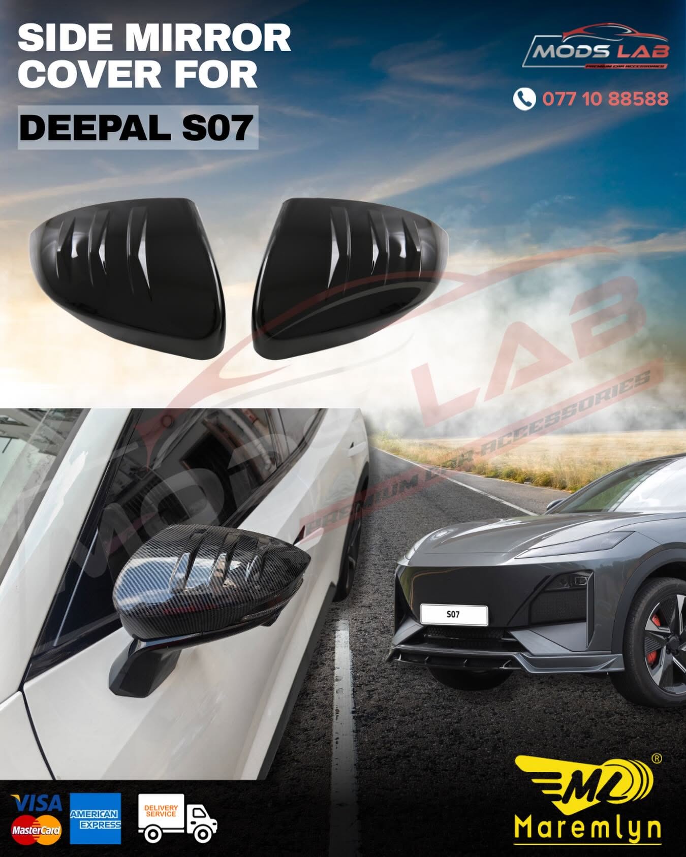 Side Mirror Cover DEEPAL S07