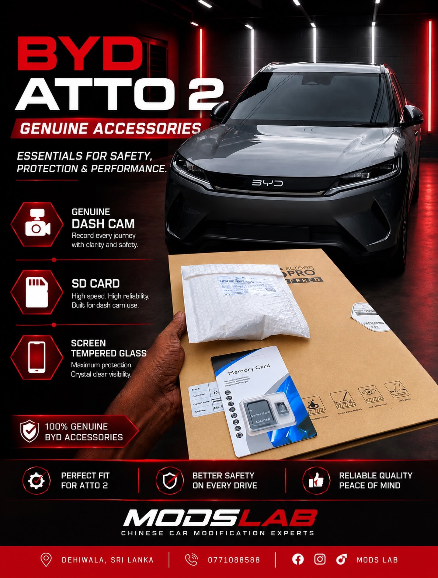 BYD Atto 2 Accessories