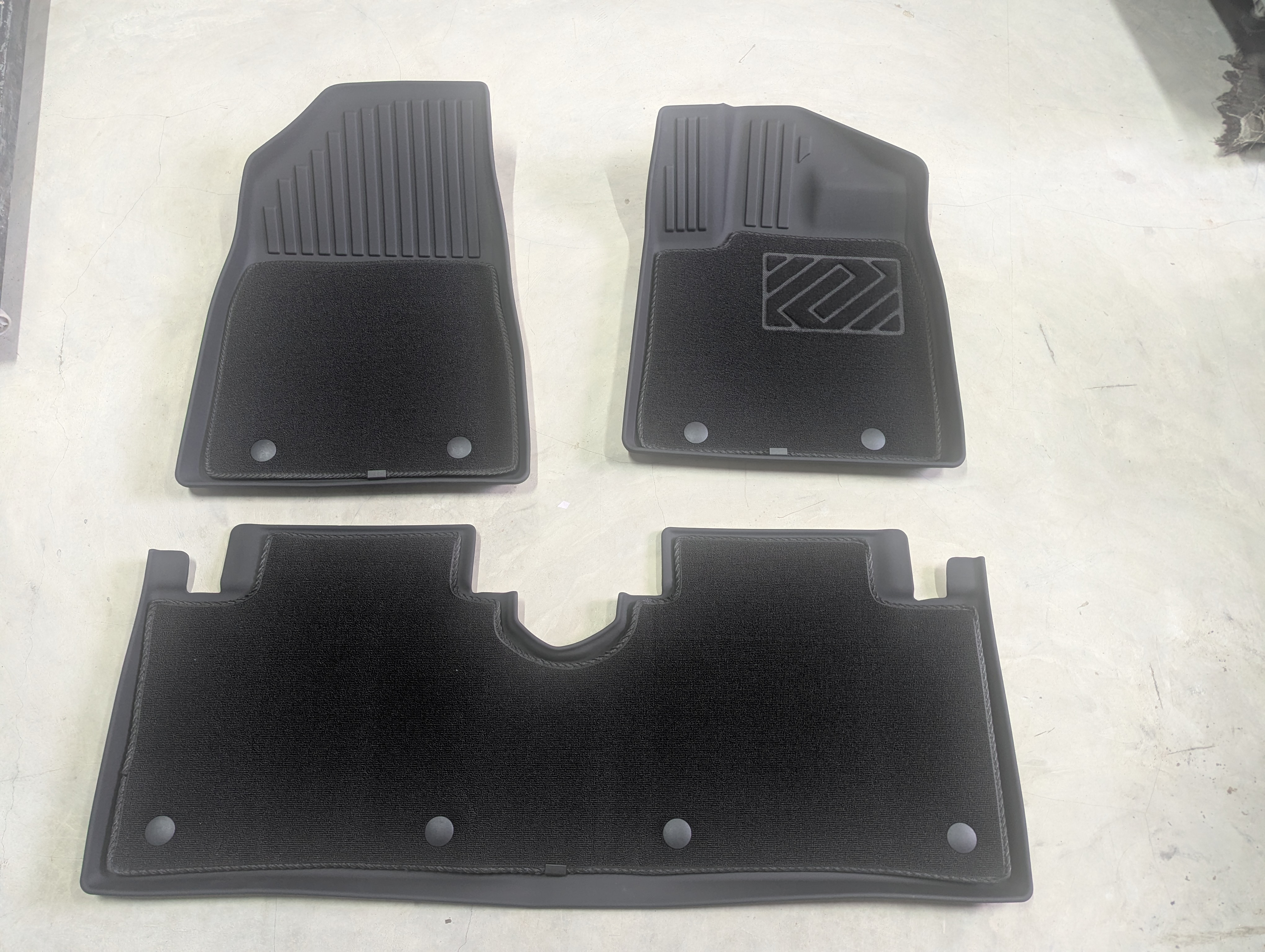 BYD Vehicle Floor Carpets. 3xDesigns  for BYD Atto 3, BYD Delphine, Sealion 6